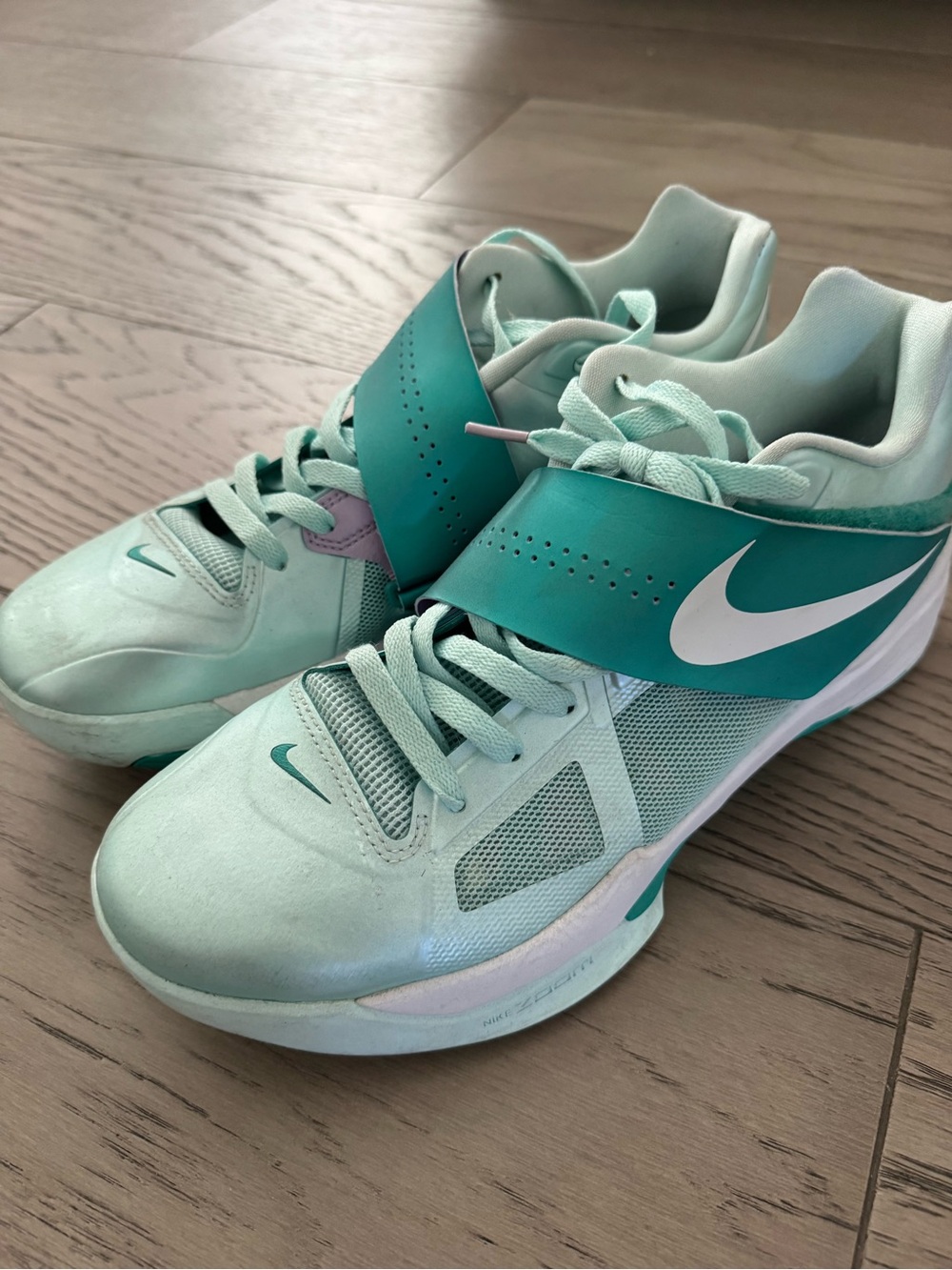 Nike Zoom KD 4 IV Easter 2012 Mint Candy Size 11.5 473679-301